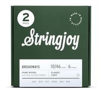 Stringjoy Broadways 9-46 Pure Nickel Electric Guitar Strings