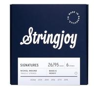Stringjoy BVI2695 Signatures Bass VI Balanced Heavy Gauge (26-95) Nickel Wound Guitar Strings