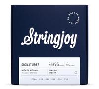 Stringjoy BVI2695 Signatures Bass VI Balanced Heavy Gauge (26-95) Nickel Wound Guitar Strings