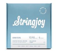 Stringjoy OR1048 Orbiters Light Gauge Nickel Coated Guitar Strings 10-48