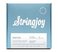 Stringjoy OR1150 Orbiters Medium Gauge Nickel Coated Guitar Strings 11-50