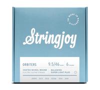 Stringjoy Orbiters Balanced Super Light+ Gauge (9.5-46) Coated Nickel Wound Electric Guitar Strings