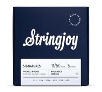 Stringjoy Signatures Balanced Medium Gauge (11-50) Nickel Wound Electric Guitar Strings