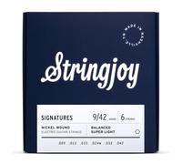 Stringjoy Signatures Balanced Super Light Gauge (9-42) Nickel Wound Electric Guitar Strings