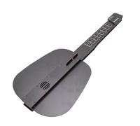 Stringless Smart Guitar, Portable Wooden 6 Instrument Sounds Type C Travel Electric Guitar, 1800mah Battery 3.5mm Output Port 300 Sheet Music Options Quick Learn Guitar for