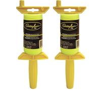 Stringliner 25065 Pro Mason’s Line Reels - 1/8 Lb. Stringliner® PRO Braided FL Yellow 125' (2 Pack)