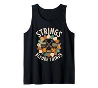Strings Before Things Guitar Collector Bass Guitarist Music Tank Top