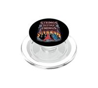 Strings Before Things Rock Music Fun Guitar Collector Heavy PopSockets PopGrip for MagSafe
