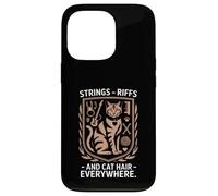 Strings Riffs And Cat Hair Everywhere Music Case for iPhone 13 Pro