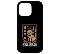 Strings Riffs And Cat Hair Everywhere Music Case for iPhone 14 Pro Max