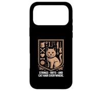 Strings Riffs And Cat Hair Everywhere Music Case for iPhone 17 Pro Max