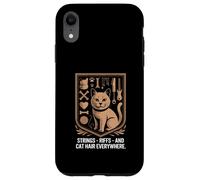 Strings Riffs And Cat Hair Everywhere Music Case for iPhone XR