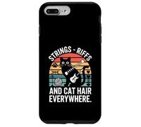Strings Riffs And Cat Hair Everywhere Music Cat Case for iPhone 7 Plus/8 Plus