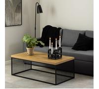 Furniture To Go Strington Coffee Table In Black And Oak