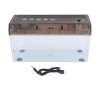 Strip Cut Paper Shredder with USB or Battery Power Supply - Electric A4 Paper Cutting Machine for Office and Professional Use - 220 mm Entry Width and 5 mm Strip Size for Documents