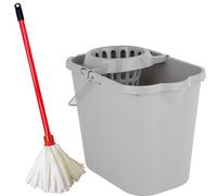 Strip Floor Mop Super Absorbent With Flock Head & Handle | Ideal Mop For Home, Office & Commercial Use