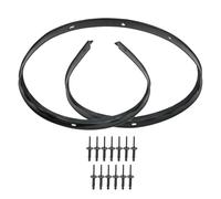 Strip Front Fascia Bumper Hood Seal Waterproof Rivets for Dodge for Challenger 2008-2022 Modification Accessory 68051392AB 68051392AA Rubber Seal