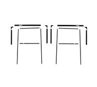 Strip Rubber Seal for Defender 2007-2016 MTC8472 MUC4072 BFG710040 Rear Push Button Door Channel & Plastic Spacer Kit & 5MM Glass Window Seal