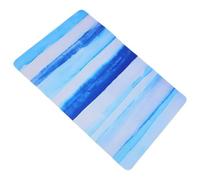 Strip Shaped Poolside Comfort Mat 60x40cm Diatomaceous Earth Blue