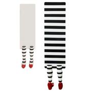 Stripe 2 Pieces Bookmarks Evil Witch Evil Witch Bookmark Bookmark Red Witch Slippers Evil Book Marks for Books for Planners, Diaries, Textbooks
