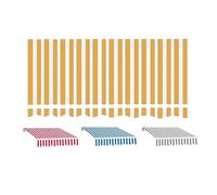 Stripe Awning Replacement Fabric Replacement, Waterproof Shade Sun Awnings Cover, Various Size Options, for Yard, Deck, Balcony(6.6x5ft(2 * 1.5m))