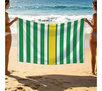 Stripe Beach Towel 32”x64” Lightweight Travel Essentials Simple Beach Towels Oversized 80x160 Unisex Soft Comfortable Quick Dry Sand Resistant for Summer Swimming Camping Vacation Gifts SLJT-1937