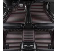 Stripe Car Floor Mats Interior Accessories Carpet For Infiniti QX50 2018-2022(Black Red 5 Seat)