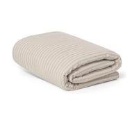 Stripe cover Beige 100x140