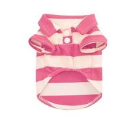 Stripe Dog Shirt Breathable Polo Shirts Summer Pet Clothes for Small Medium Dogs Cats Puppy Chihuahua Yorkie Poodle Teacup Shih Tzu Comfortable Apparel(Pink,XXL)