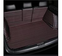 Stripe Full Coverage Car Trunk Mat Accessories Carpet For Alfa For Romeo For Stelvio 2017(Black Red)