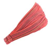 Stripe Headbands Elastic Hippie Bohemian Bandana Boho Hair Wrap Colorful summer wear Handmade In Nepal (Dark Red, One Size)