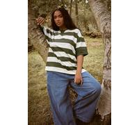 Stripe Heavyweight T-Shirt Yours Light Khaki 34-36
