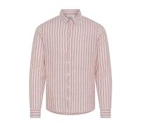 Stripe Linen Long Sleeve Shirt Casual Friday CFRissa Beige L