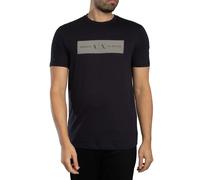 Stripe Logo T-Shirt Deep Navy L