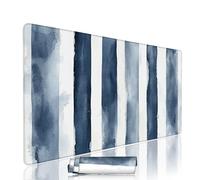 Stripe Mouse Pad Large Gaming Keyboard Pads 23.6x11.8x0.12 inch Computer Full Desk Mat Waterproof with Rubber Base Non-Slip xxl Abstract Laptop Mat Gaming Accessories with Stitched Edges Office w-3423