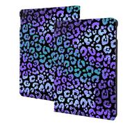 Stripe Purple Leopard Print Compatible with ipad air 3rd Generation Case Cover, Tablet Cases Compatible with ipad Pro Case 10.5 Inch, Auto Wake/Sleep, Folio Stand