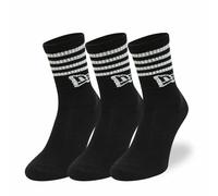 New Era Unisex New Era Stripe Crew Sock Black