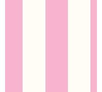 Stripe Wallpaper Pink and White Rasch 286908