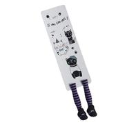 Stripe Witch Feet Bookmark | Book Marks for Reading | Unique High Heels Book Marker, for Novels Planners Diaries Textbooks, Funny Page Marker,