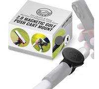 Stripebird - 2.0 Golf Push Cart Mount for Magnetic Accessories (Black) - Push Cart Strap for Quick and Easy Access of Golf Gear - Cell Phone Holder for Golf Cart - Phone Holder for Golf Cart