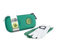 Stripebird - Golf Performance Gloves Holder Case (Fairway Green) - Protect and Keep Golf Gloves Dry - Moisture Free Storage Design - Includes Golf Bag Clip for Golfers