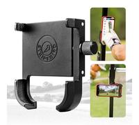 Stripebird,Original Golf Magnetische Handyhalterung (Stealth Black),Schlanke Smartphone-Halterung,Ultra starke Neodym-Magnete,Record Golf Swing