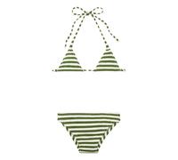 Striped 2-piece Jersey Bikini Green 5 years
