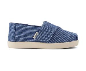 Striped Baby Boy Espadrilles Toms Classic Bleu 19,5