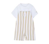 Striped Babygrow Set - unisex - Boss - Dresses - Beige - 3 M - Kids 3 M