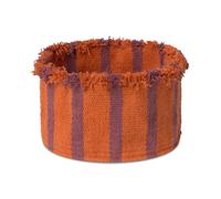 Striped basket Orange one size