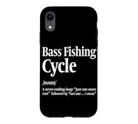 Striped Bass Fishing Cycle Case for iPhone XR