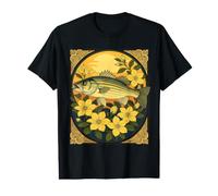 Striped Bass Rockfish and Yellow Jasmine Value Graphic T-Shirt