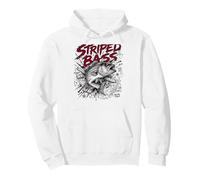 Striped Bass Surf Cast Brutal Force Predator Pullover Hoodie