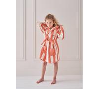 Striped Bathrobe for Children, Transat striped pink
